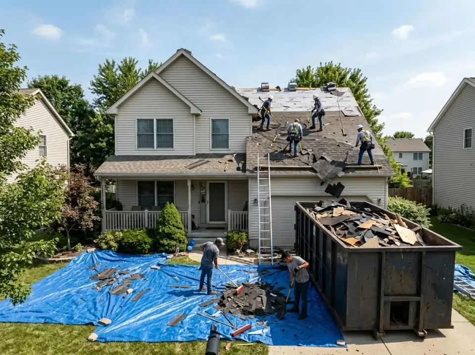 roof-replacement-debris-remova-004 — frequently asked questions, Cheapest Dumpster Rentals in Van Alstyne, TX